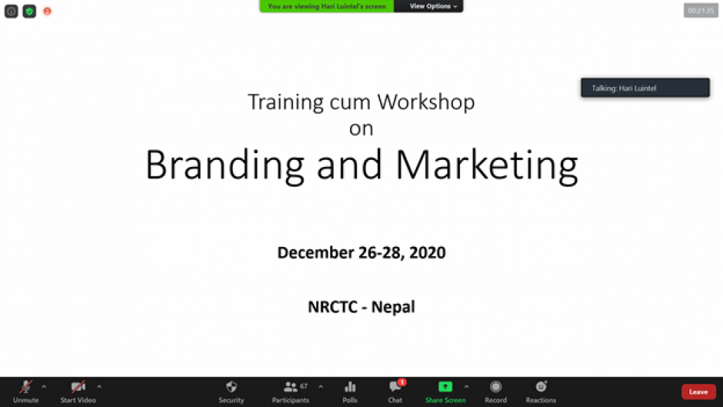Branding and Marketing Training